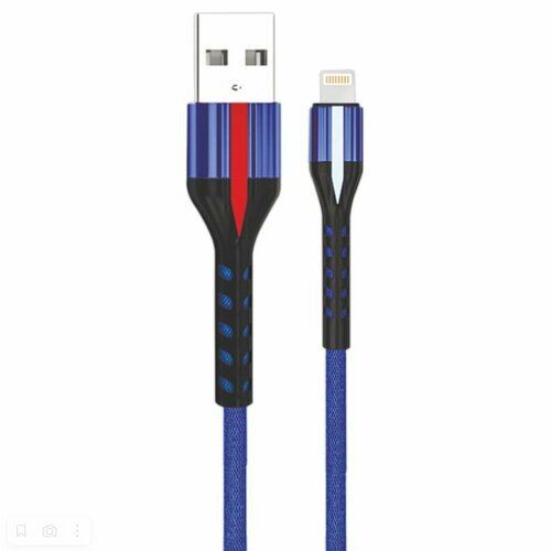 Кабель USB - 8 pin FaisON FS-K-1021 ARROW, 1.0м, 2.0A, синий