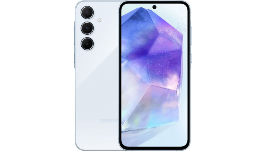 Смартфон Samsung Galaxy A55 5G 8-256 ГБ, Dual: nano SIM + eSIM, RU, голубой