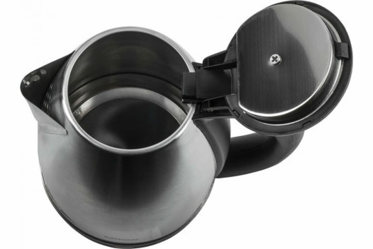 Cromex Чайник KT-115, 1,5л, 1500Вт, закрытый нагрев. элемент, нержавеющая сталь, серебристый, 452925 — фото 1