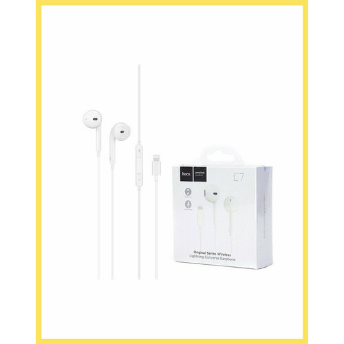 Гарнитура Hoco L7 вкладыши Белая 1158₽