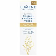 Крем для глаз Lumene Advanced Anti-Age 50+ антивозрастной ревитализирующий осветляющий с растительными экстрактами и маслами 15 мл (из Финляндии)