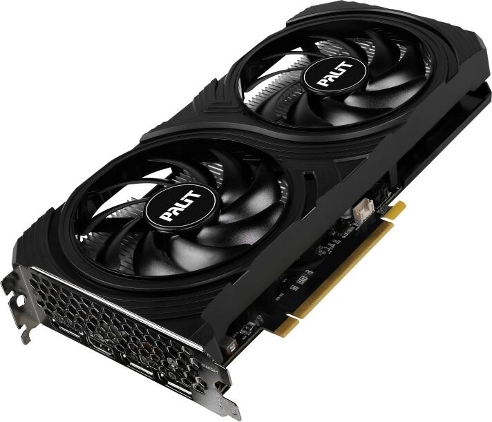 PALIT Видеокарта Palit PCI-E 4.0 RTX4060 INFINITY 2 NVIDIA GeForce RTX 4060 8Gb 128bit GDDR6 1830/17000 HDMIx1 DPx3 HDCP Ret NE64060019P1-1070L