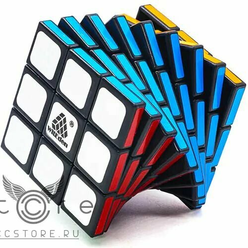 Кубик рубика / WitEden 3x3x9 Черный / Игра головоломка