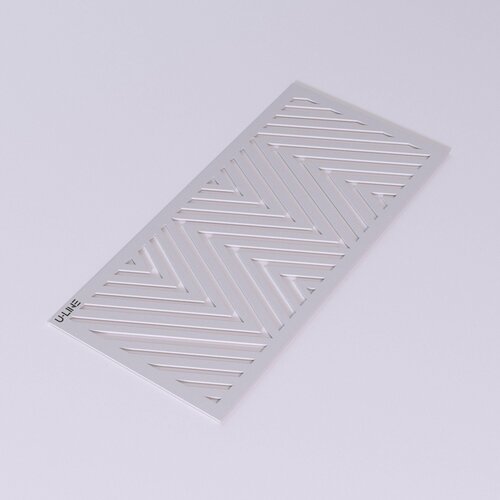 Магнитная вентиляционная решётка U-Line Miz White 125х265 мм (внутренний 105x245 мм)