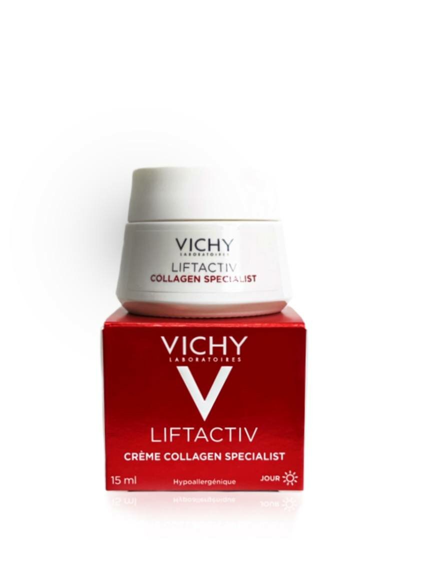 Vichy Liftactiv Collagen Specialist крем для лица с коллагеном дневной, 15 мл