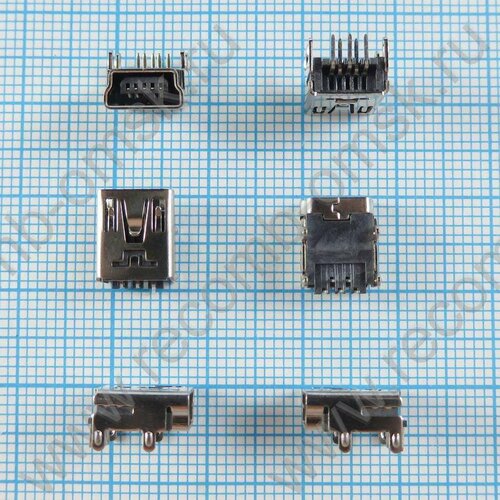 Разъем mini USB 2.0 - B type - 5 pins - PJ103M