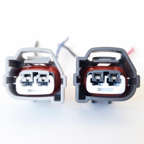 Разъемы катушки зажигания для CHEVROLET, HYUNDAI, KIA, DAEWOO, OEM: 90980-10899 + 90980-10901, (2 pin) 2 контакта, с проводами, комплект 2 шт.