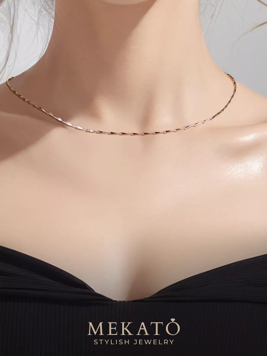 Цепь МЕКАТО, длина 60 см, золотой — фото 1