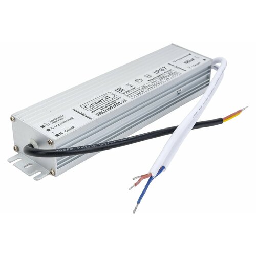 фото General lighting systems драйвер для светодиодной ленты 150вт 12в ip67 gdli-150-ip67-12 513500