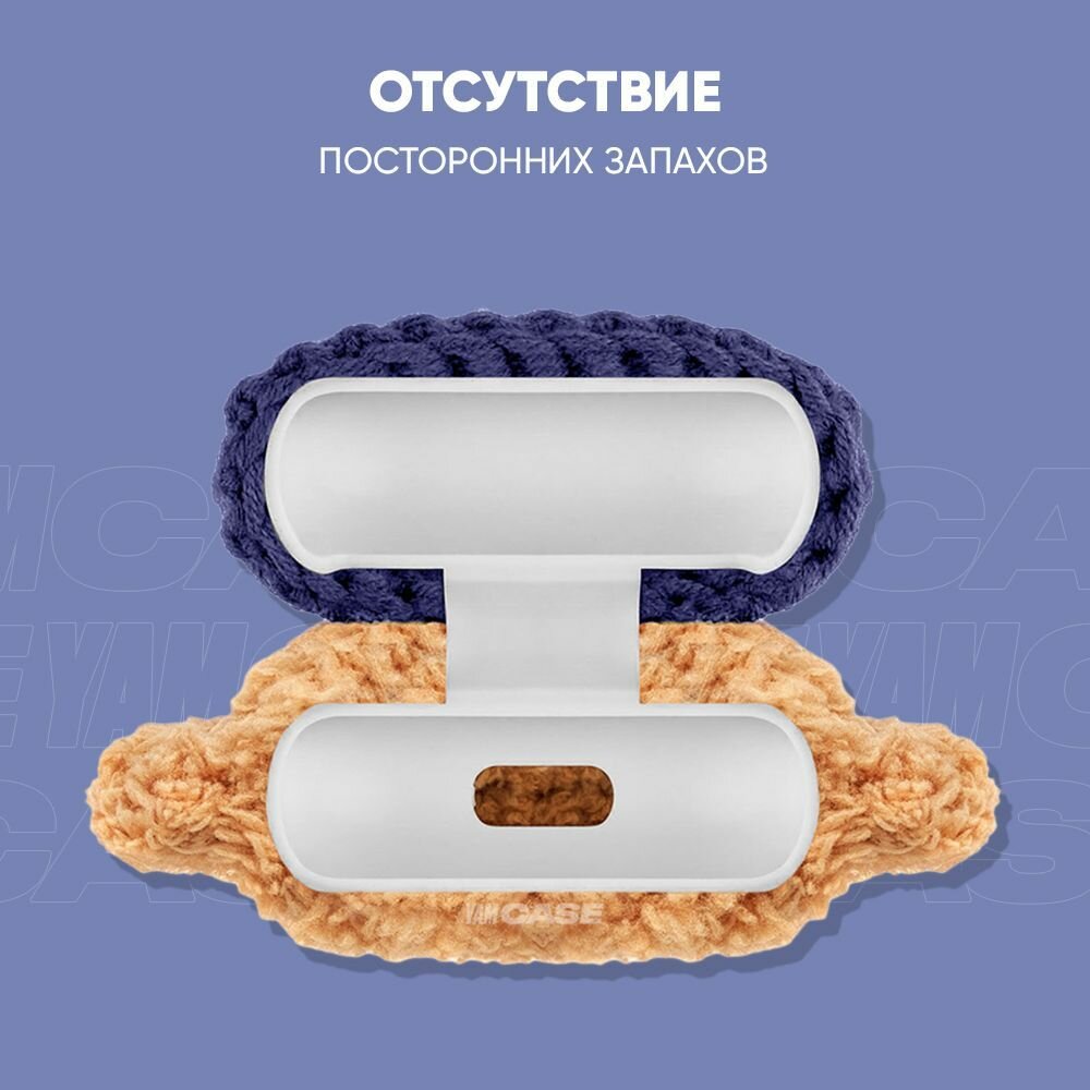 Чехол для AirPods 3, плюшевый чехол для наушников — фото 1