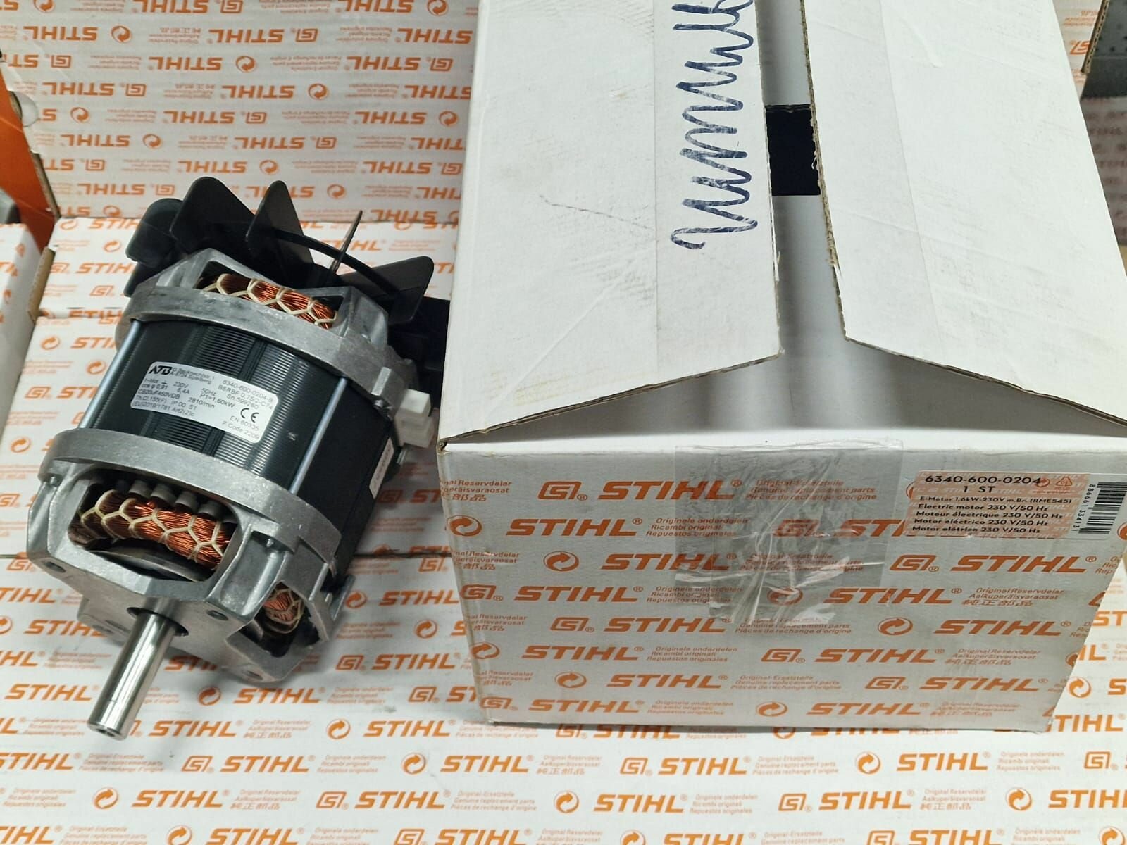 Электродвигатель Viking МЕ-545 V/ STIHL RME 545.0 V (230В 1,6 кВт) new Оригинал! арт 6340-600-0204