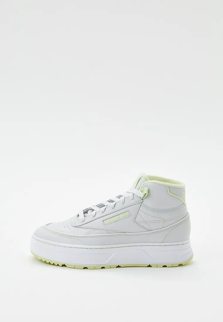 Кеды Reebok CLub C Geo Mid, размер 37.5, серый