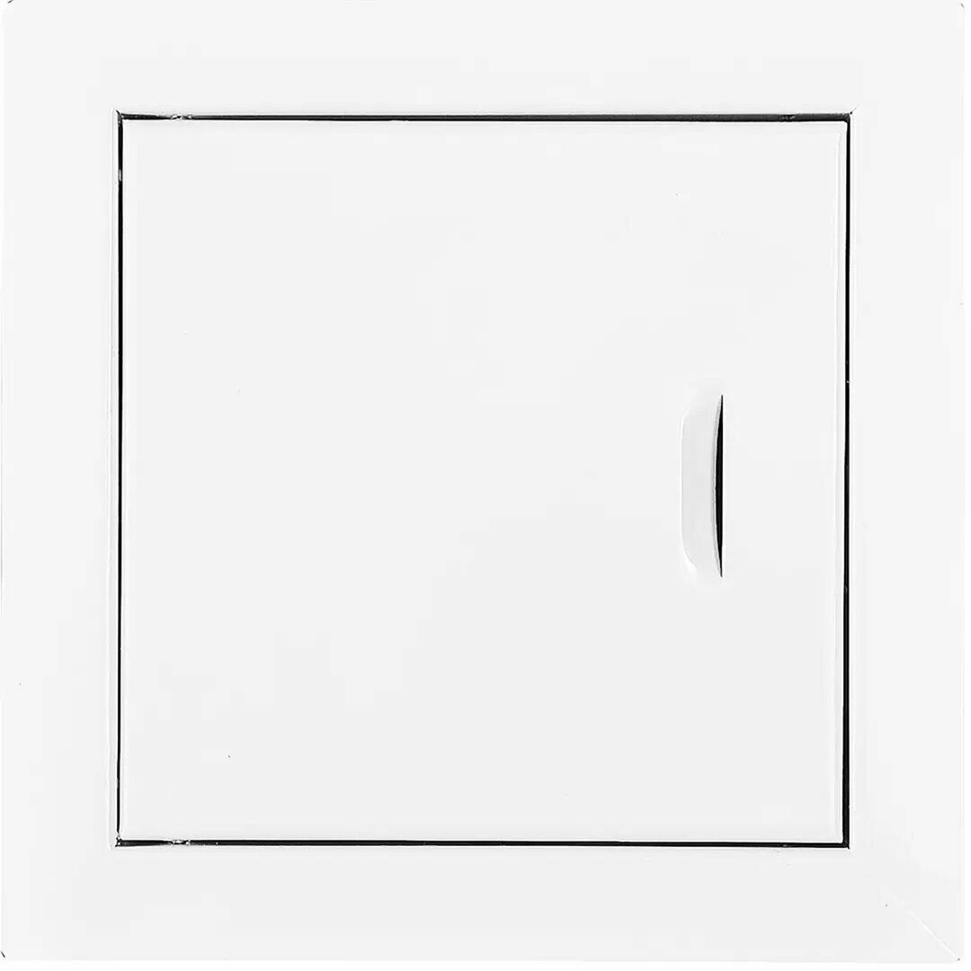 Люк ревизионный открытого типа ЛсИС ЛТ металл цвет белый 30x30 см