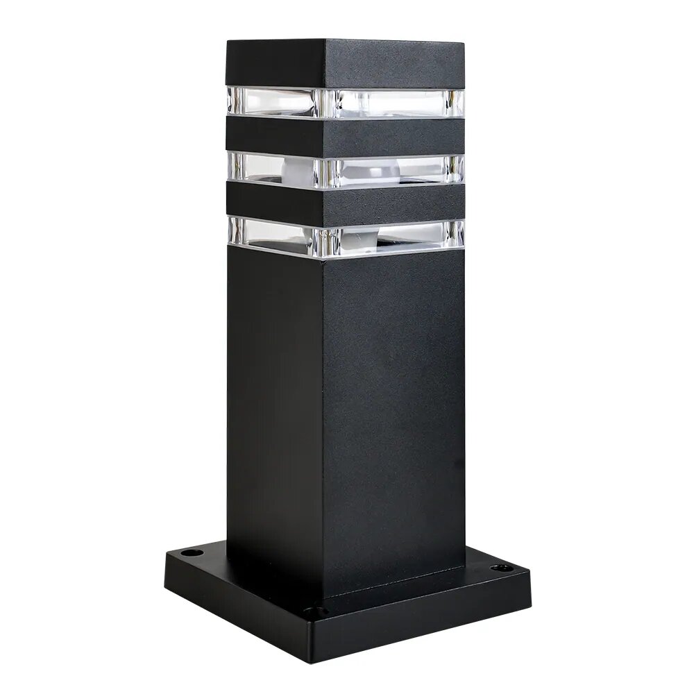 Уличный светильник Arte Lamp HEATHER A4413FN-1BK E27 20 Вт металл черный