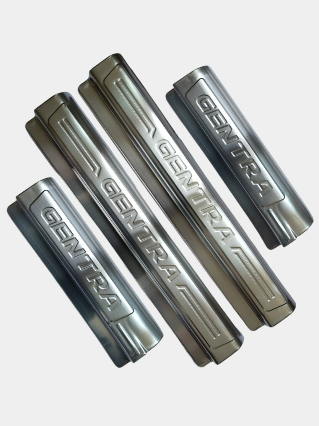 Накладки на внутренние пороги для Chevrolet/Ravon Cobalt, комплект 4 шт — фото 1