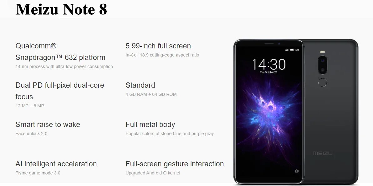 Смартфон Meizu Note8 4+64Gb PURPLE - фото №19
