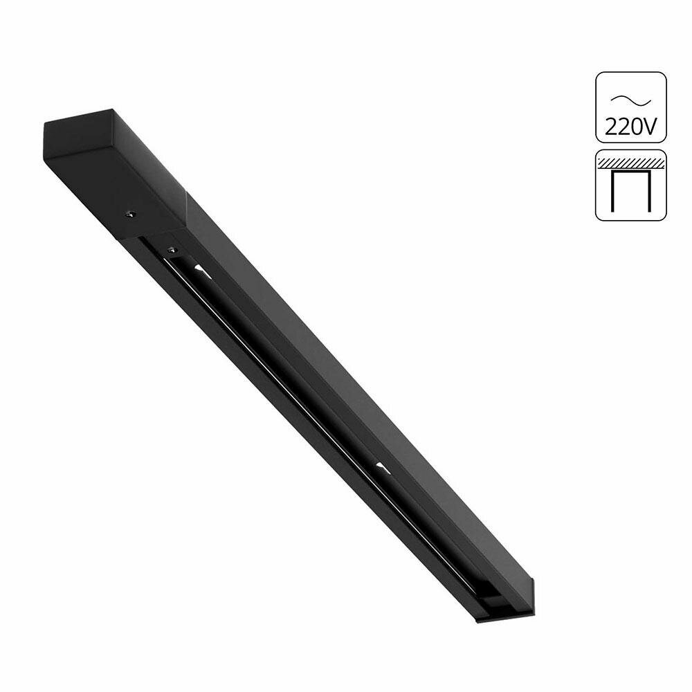 Шинопровод Arte Lamp TRACK ACCESSORIES A540306 цвет /Черный материал /