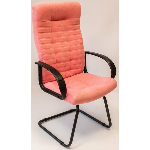 Стул офисный Атлант, ткань, розовый