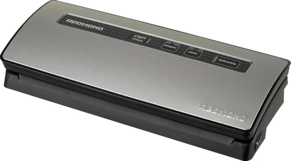 Вакуумный упаковщик Redmond RVS-M021, серый металлик