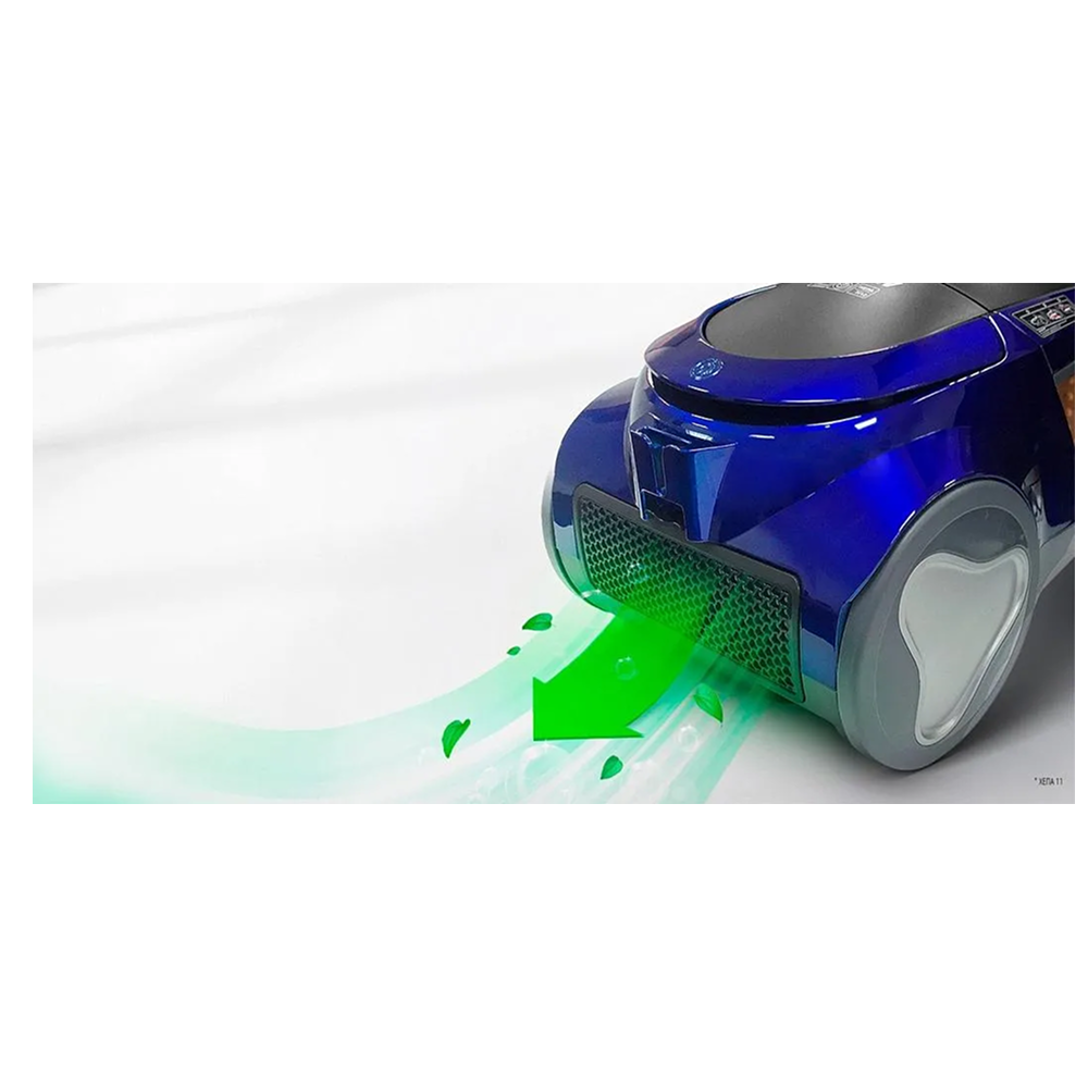 Пылесос LG VK69662N, Мощность всасывания 350 Вт, Фильтр тонкой очистки Есть, Емкость пылесборника 1.2 л — фото 1