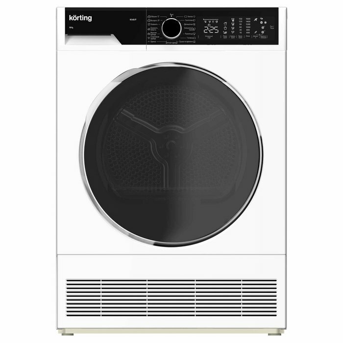 Korting KD 60L97, до 10 кг, 15 программ, белый