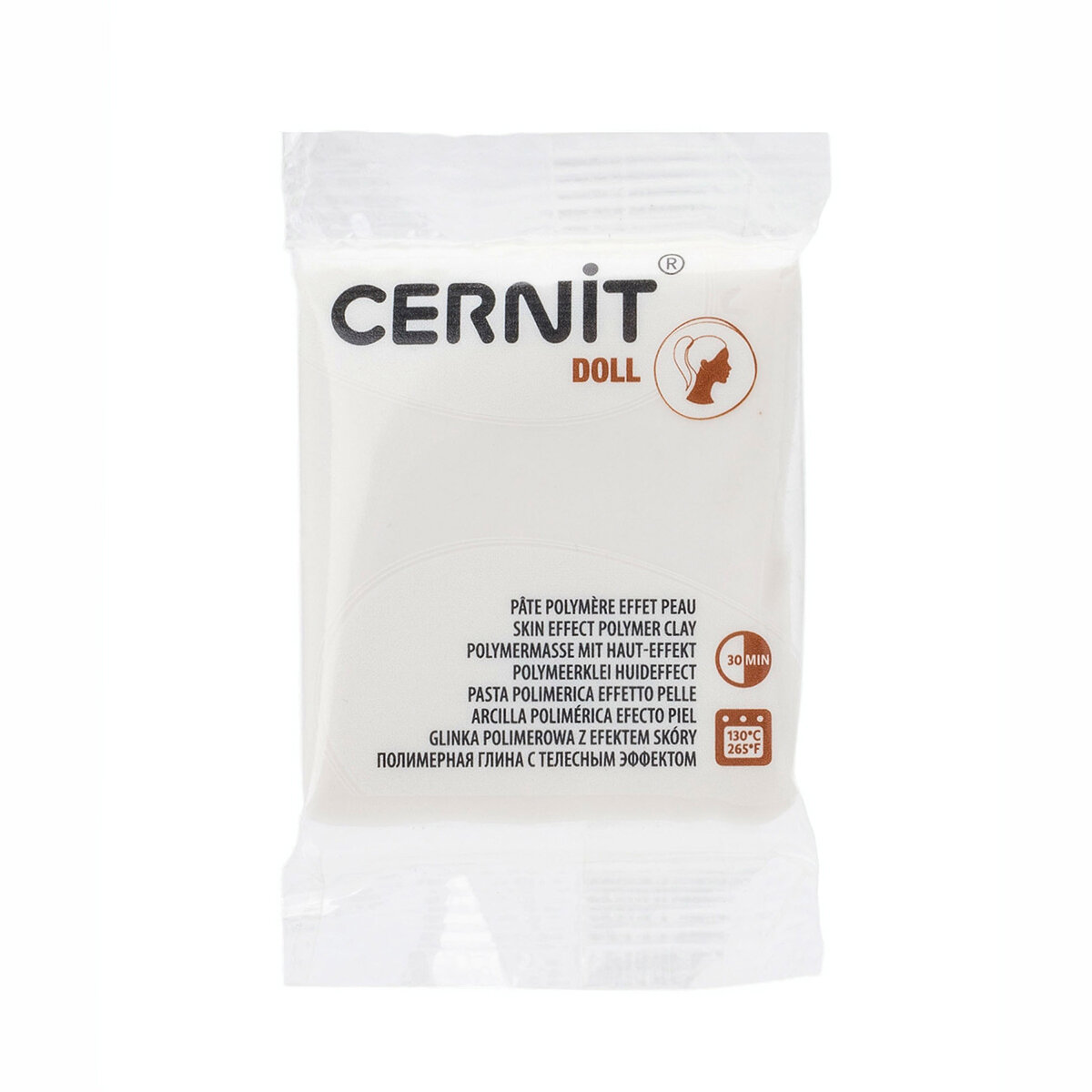 Пластика Cernit, 'Кукольная коллекция' (Doll collection), 56гр (010 белый)