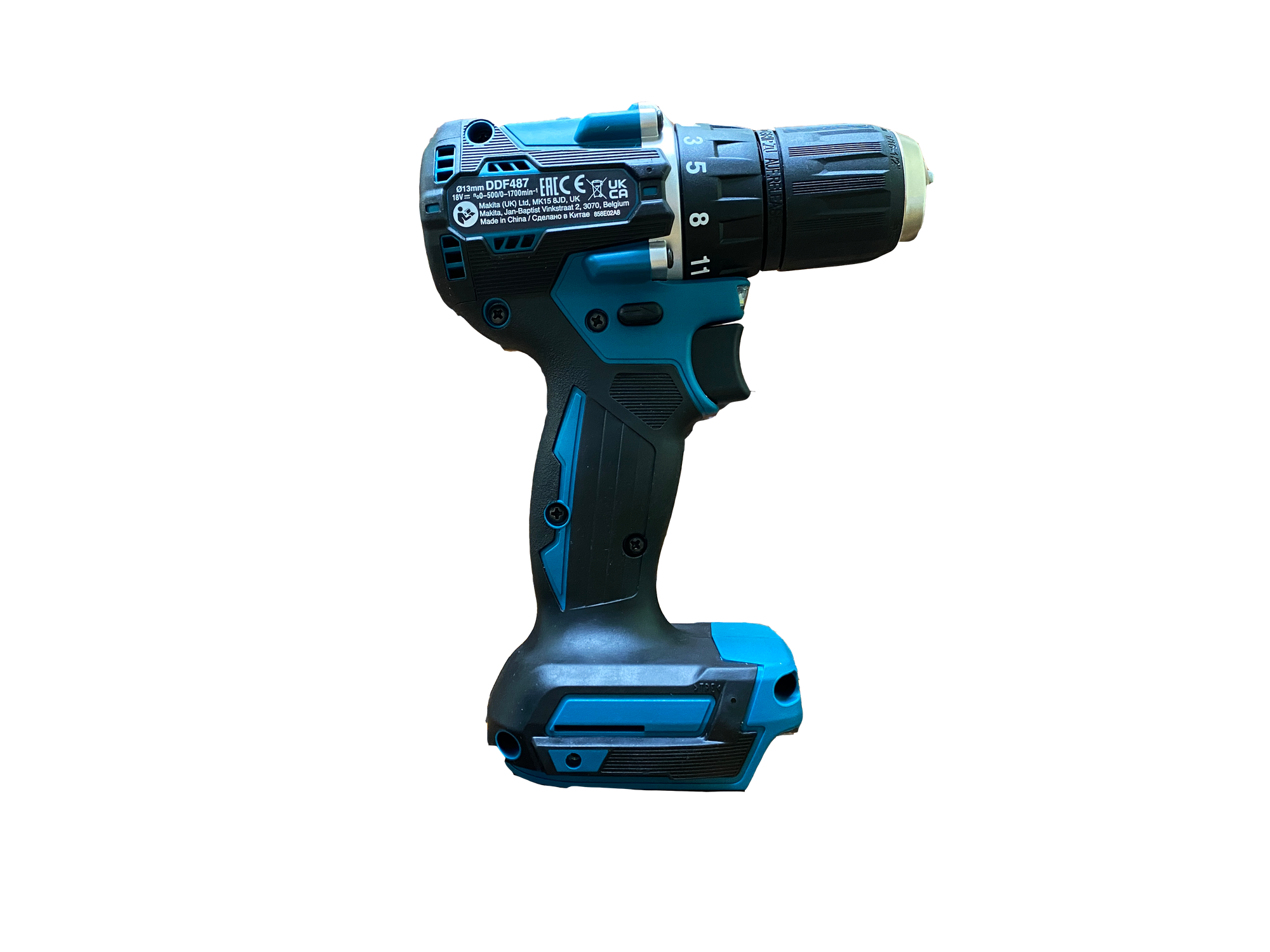 Дрель-шуруповерт Makita DDF487J - фотография № 4