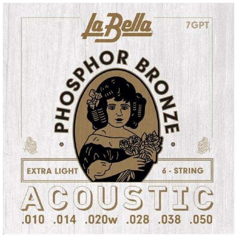 LA BELLA 7 GPT Струны для акустической гитары