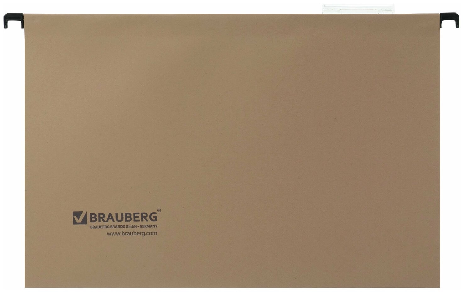 BRAUBERG Подвесные папки Foolscap A4, картон, 10 штук, коричневый - фото №11