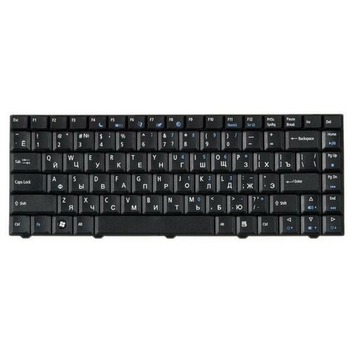 Клавиатура для ноутбука eMachines E520 D520 D720 M575 D500 E700 E720 черная гор Enter ZeepDeep 797₽