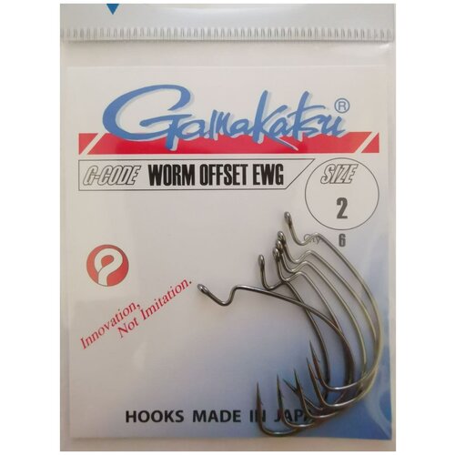 фото Крючок gamakatsu hook worm offset ewg №2