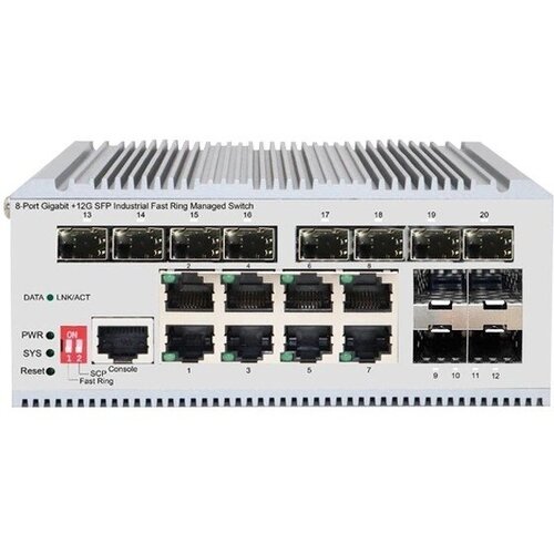 ORIGO OI3120A1A Промышленный управляемый L2 коммутатор 8x1000Base-T 12x1000Base-X SFP 3249700₽
