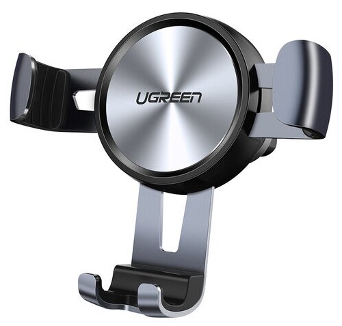 Автомобильный держатель Ugreen LP130 Gravity Drive Air Vent Mount Phone Holder серый космос (50564)