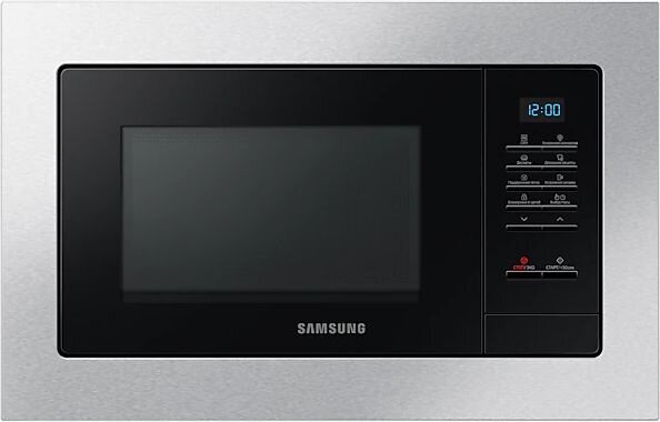 Микроволновая печь Samsung MS20A7013AT/BW 20л. 850Вт нержавеющая сталь/черный (встраиваемая)