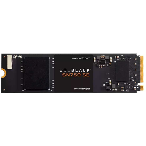 WD Твердотельный накопитель SSD WD Black SN750 SE NVMe WDS500G1B0E 500ГБ Gen4