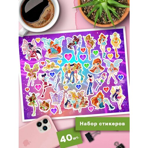 Наклейки Феи Клуб Винкс Стикеры Winx