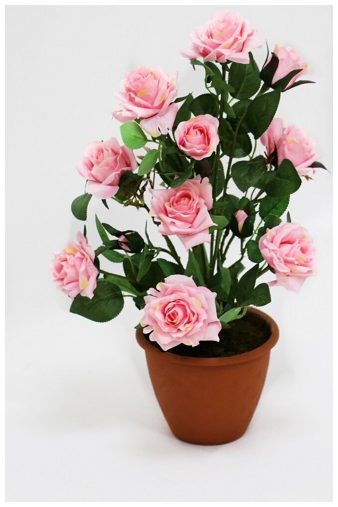 Искусственные цветы Розы в горшке от бренда Holodilova