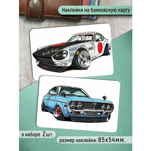 Наклейки на банковскую карту JDM-2 Стикеры на карту