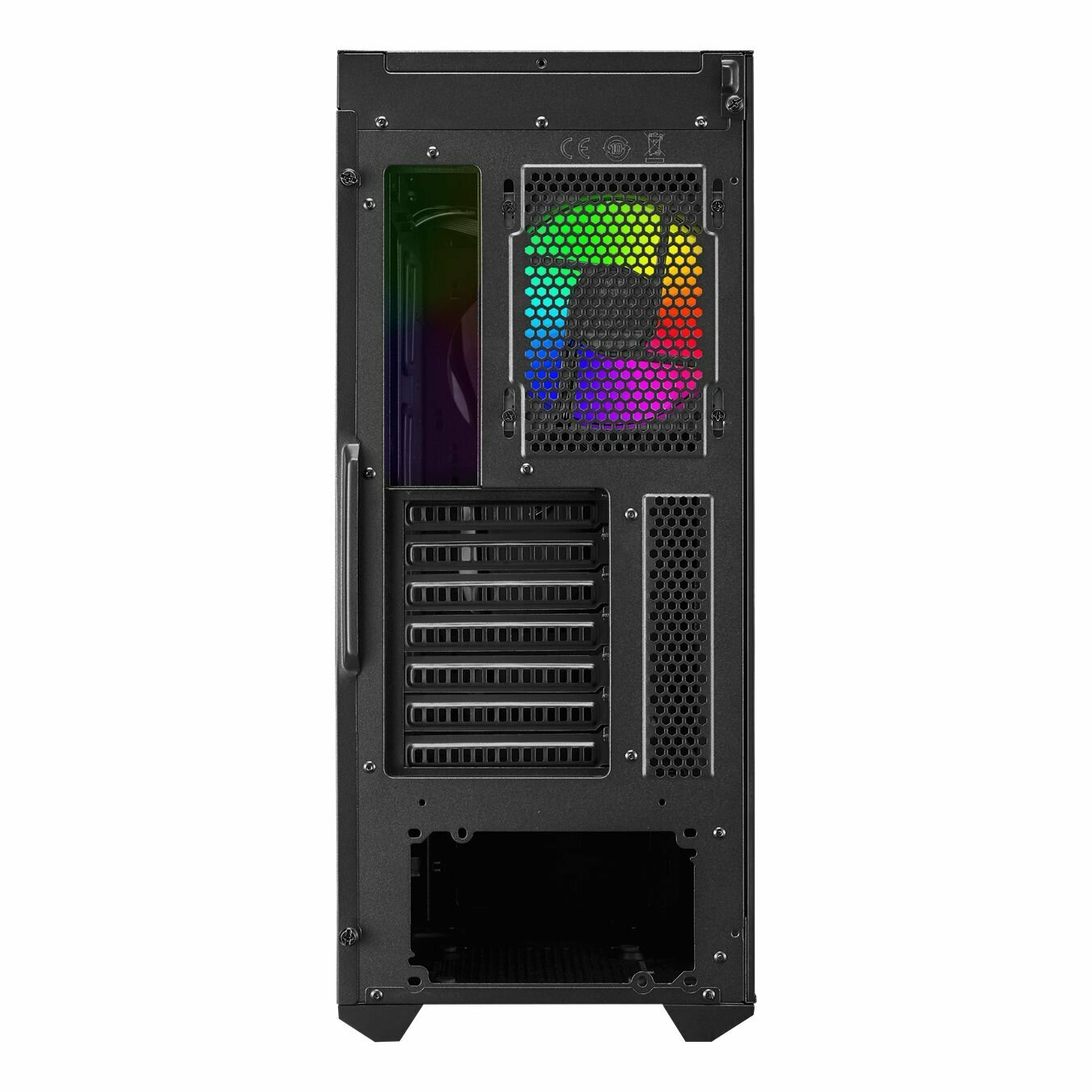 Корпус eATX Cooler Master MB540-KGNN-S00 черный, без БП, боковая панель из закаленного стекла, 2*USB 3.2, USB Type-C, audio - фото №18