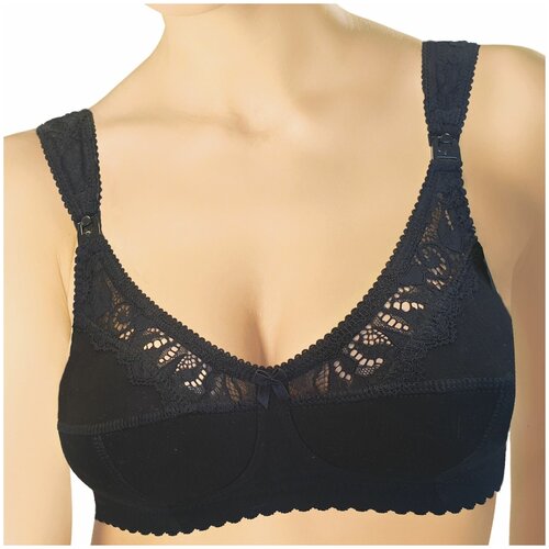 фото Бюстгальтер медицин. эластичный послеродовой 0409 "дина" 75 dd (чер.) tonus elast