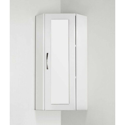 Подвесной шкаф Style Line 300/800 угловой (стекло) Белый