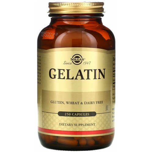 фото Solgar gelatin - желатин 250 капсул