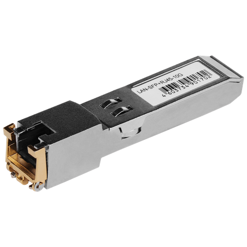 Трансивер Lanmaster LAN-SFP+RJ45-10G onti gigabit rj45 sfp модуль 1000 мбит с sfp медь rj45 sfp модуль приемопередатчика совместимый для cisco mikrotik ethernet коммутатор