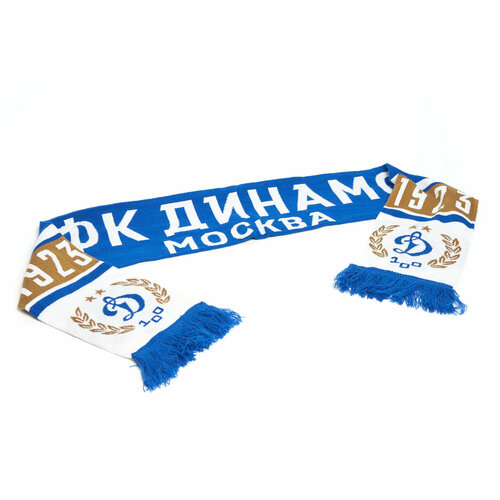 Шарф Atributika & Club, 150х18 см, синий, белый