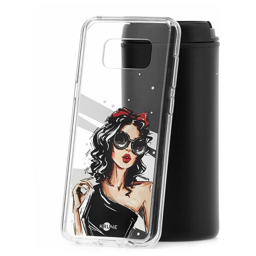 фото Чехол на samsung galaxy s8 plus kruche print фэшн леди / чехол для samsung / чехол с рисунком / чехол с принтом / чехол для самсунг / чехол для самсунг / бампер на гелакси / чехол накладка для гэлэкси / противоударная накладка для samsung galaxy / защита для galaxy / защита на samsung / cиликоновый чехол для samaung galaxy / пластиковый чехол на самсунг / защитный чехол для самсунг / чехольчик / защита телефона / ударопрочный чехол / галакси кruче,kruche