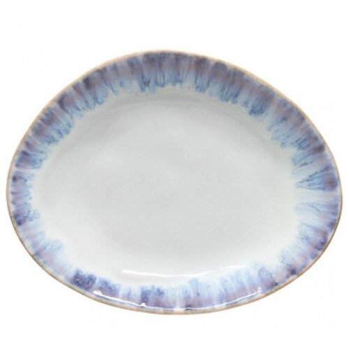 фото Тарелка закусочная brisa 20,3x15,8 см, материал керамика, цвет ria blue, costa nova, gop201-00918v