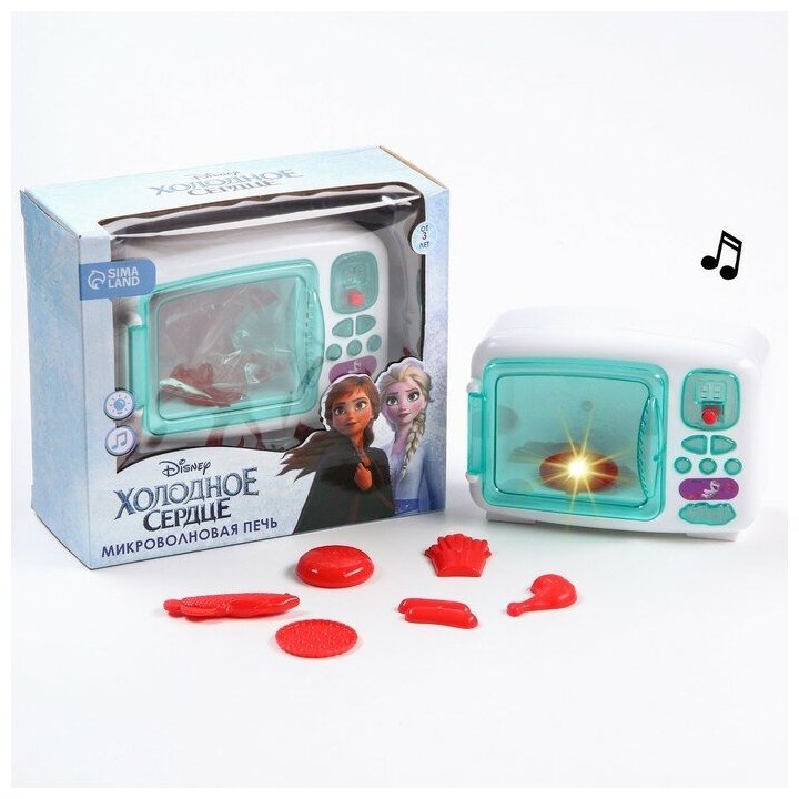 Микроволновая печь игрушечная Disney Frozen звук, свет, бытовая техника, Холодное сердце