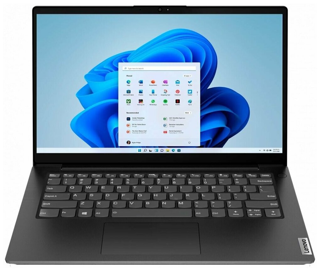 Ноутбук Lenovo V14 GEN2 ITL Black 82KA00NFRU Intel Core i5 1135G7 30 Ghz8192Mb256Gb SSDIntel Iris Xe GraphicsWi-FiBluethoothCam141920x1080Windows 11