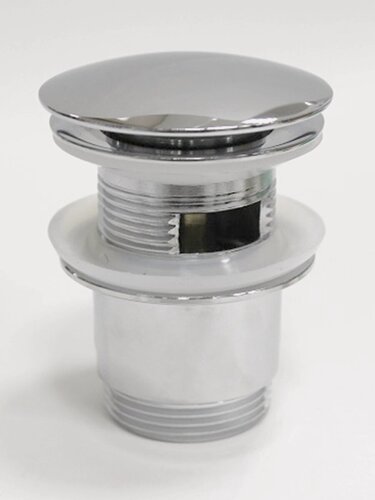 Изображение товара Донный клапан, для раковины, автоматический, Frap F60 с переливом, хром