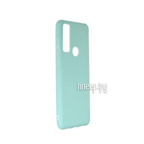 DF / Силиконовый чехол для телефона TCL 20 SE DF tcCase-02 (light green) на смартфон ТСЛ 20 СЕ / светло-зеленый df силиконовый чехол для телефона tcl 20y df tccase 04 red на смартфон тсл 20 игрик красный